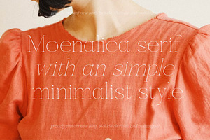 Moenalica Modern Serif Font