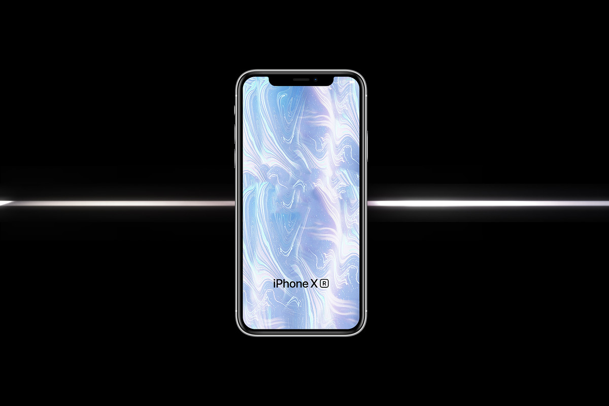 iPhone XR White Mockup, an iPhone Mockup by Nadasol (Photo 2 of 2)