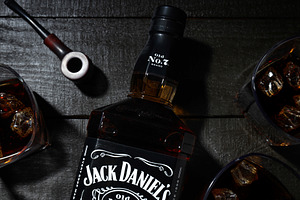 Odessa, Ukraine, 03.11.2022: Concept of alcohol drink - Jack Dan