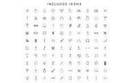 100 Instagram Story Highlight Icons, a Social Media Template by Blog&Glow (Thumbnail 2 of 2)