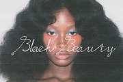 Blue Moon - Monoline Textured Font, a Handwritten Font by Lilithcollageart (Thumbnail 3 of 6)