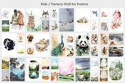 180 Kids Nursery Wall Art Posters, a Poster Template by Design By Hira (Thumbnail 7 of 19)