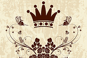 Collect Grunge Floral Frames, a Pattern Graphic by TAlex (Thumbnail 2 of 7)