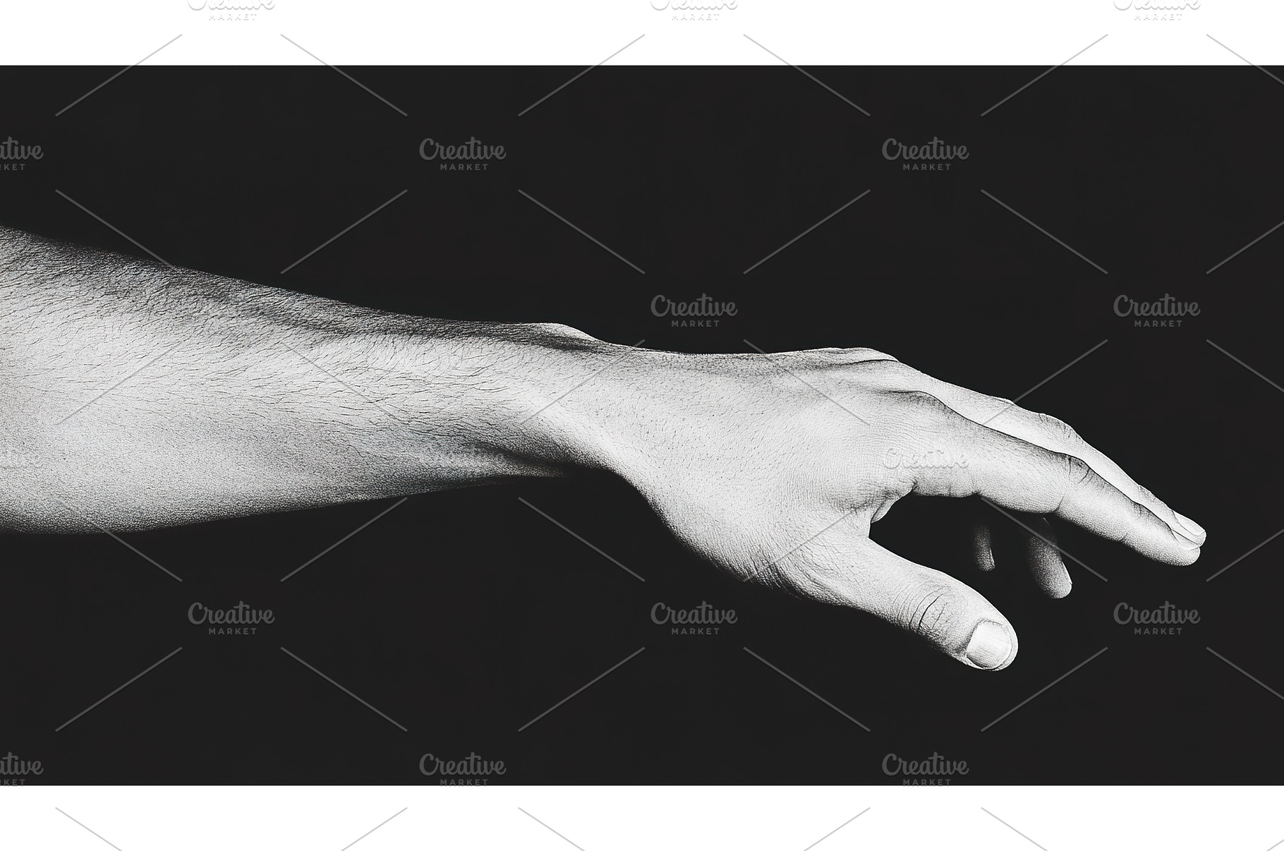 Human hand and arm reaching out in, a Background Photo by Lermont51