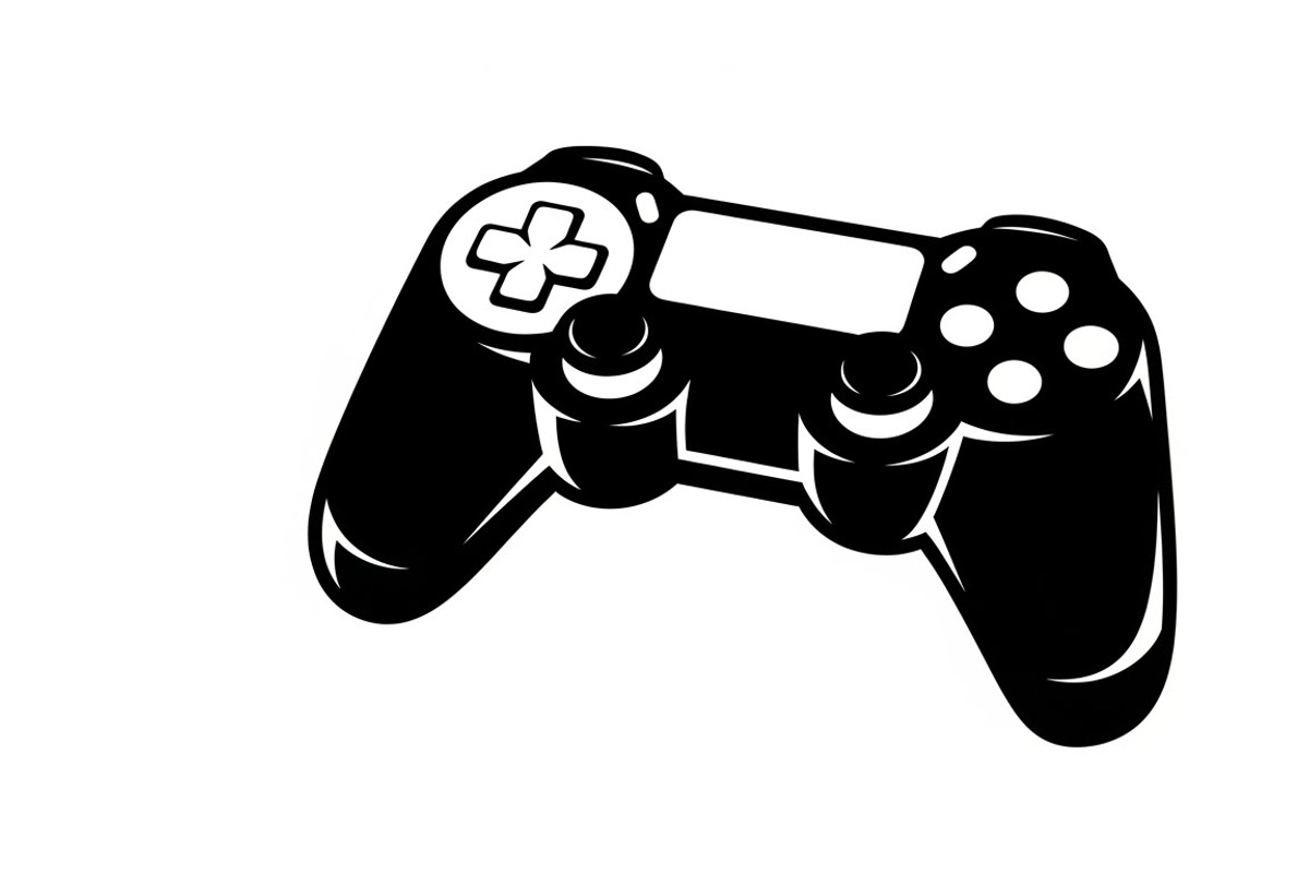 set of gaming controller silhouettes, an Illustration by Amazin_art (Photo 2 of 41)