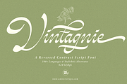 UT Vintagnie - A Wedding Script Font, a Script Font by Universitype (Thumbnail 1 of 12)