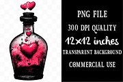 Gothic Valentines Day Sublimation, an Illustration by Designking (Thumbnail 4 of 5)