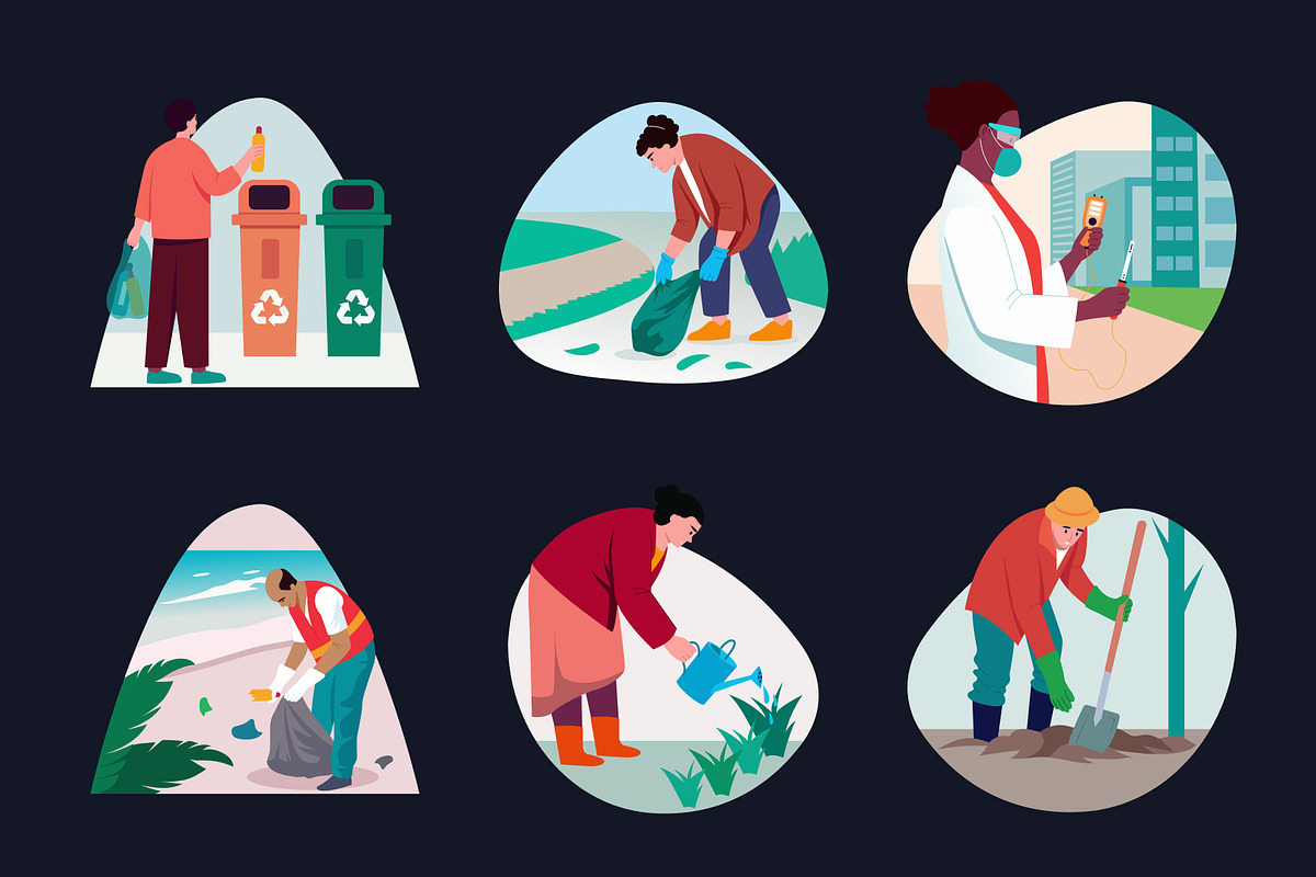 Environment Illustration Art Set, an Emoji Icon by Brickclay (Photo 9 of 9)