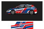 Dynamic Racing Car Graphics, a Sport Illustration by CarWrap design (Thumbnail 4 of 4)
