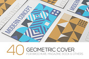 40 Geometric Cover for Print Design, a Brochure Template by binangkit (Thumbnail 1 of 12)