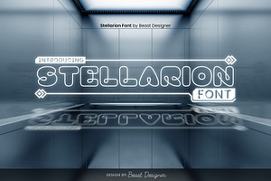 Stellarion Font | Space Sci-Fi Font