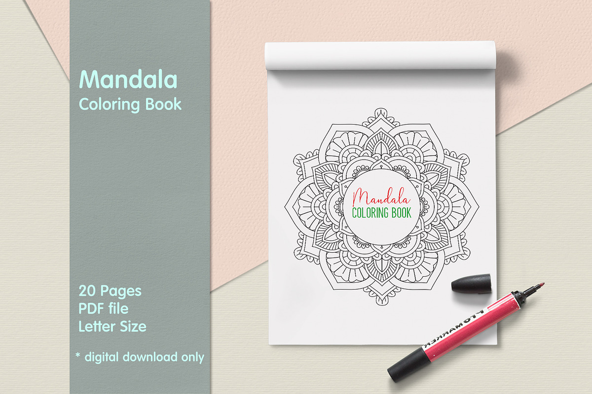 Mandala Coloring Book, a Graphic by MISTstudioDesign (Photo 1 of 8)
