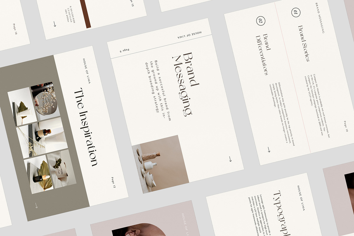 Brand Guidelines & Strategy Template, a Presentation Template by Nurrehmet Studio (Photo 5 of 7)