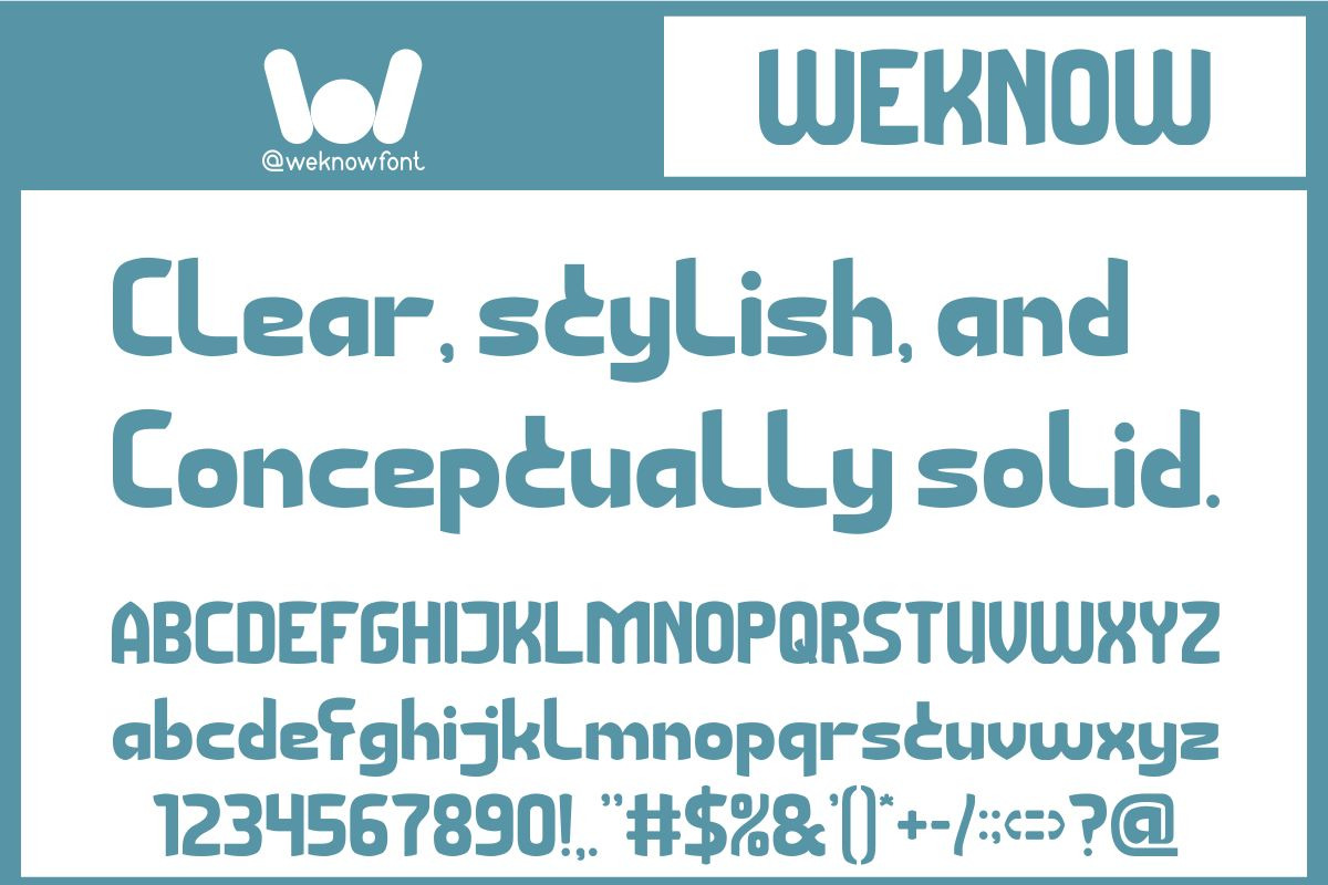 Retro Modernism font, a Sans Serif Font by weknow (Photo 4 of 8)