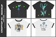 Croptop V2 - Mockup, a Shirt Mockup by DaldSgh (Thumbnail 3 of 10)