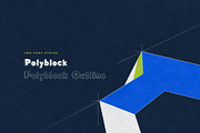 Polyblock Geometric Block Font, a Sans Serif Font by Graphic Spirit (Thumbnail 5 of 8)