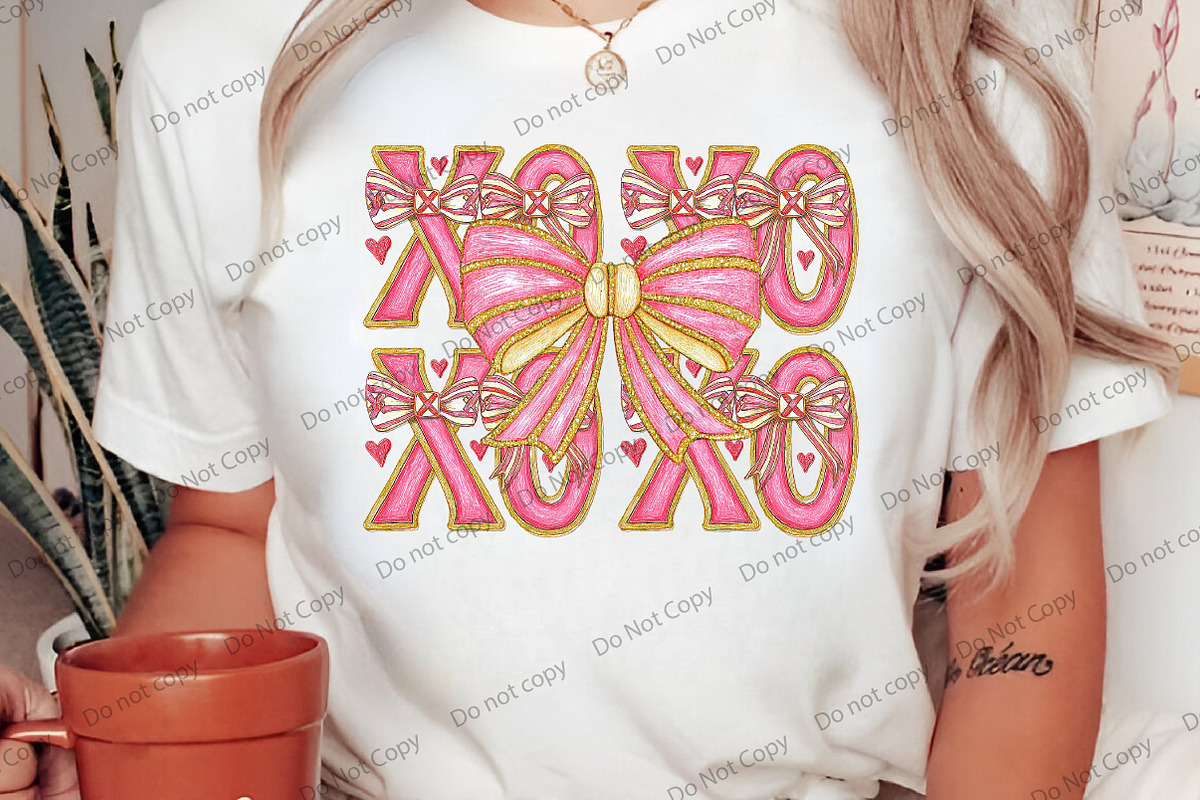 Coquette Valentines XOXO PNG, an Illustration by Libby Wishes (Photo 4 of 8)