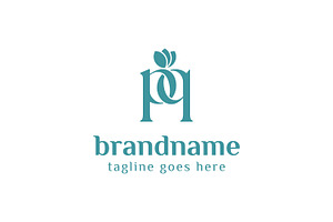 Letters PQ Beauty Lowercase Logo, a Branding & Logo Template by Pray Art Design Studio