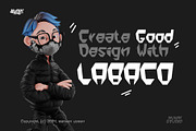 LABACO REGULAR FONT, a Sans Serif Font by MUNIK STUDIO 3D (Thumbnail 4 of 6)