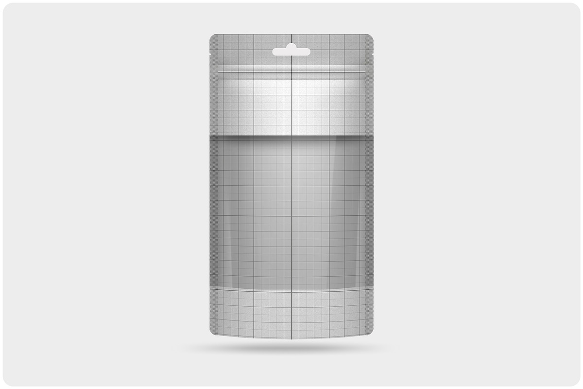 Stand-Up Pouch with Window Mockup, a Packaging Mockup by Reformer Mockup (Photo 5 of 5)