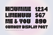 Gumony - Display Font, a Sans Serif Font by FHFont (Thumbnail 2 of 7)