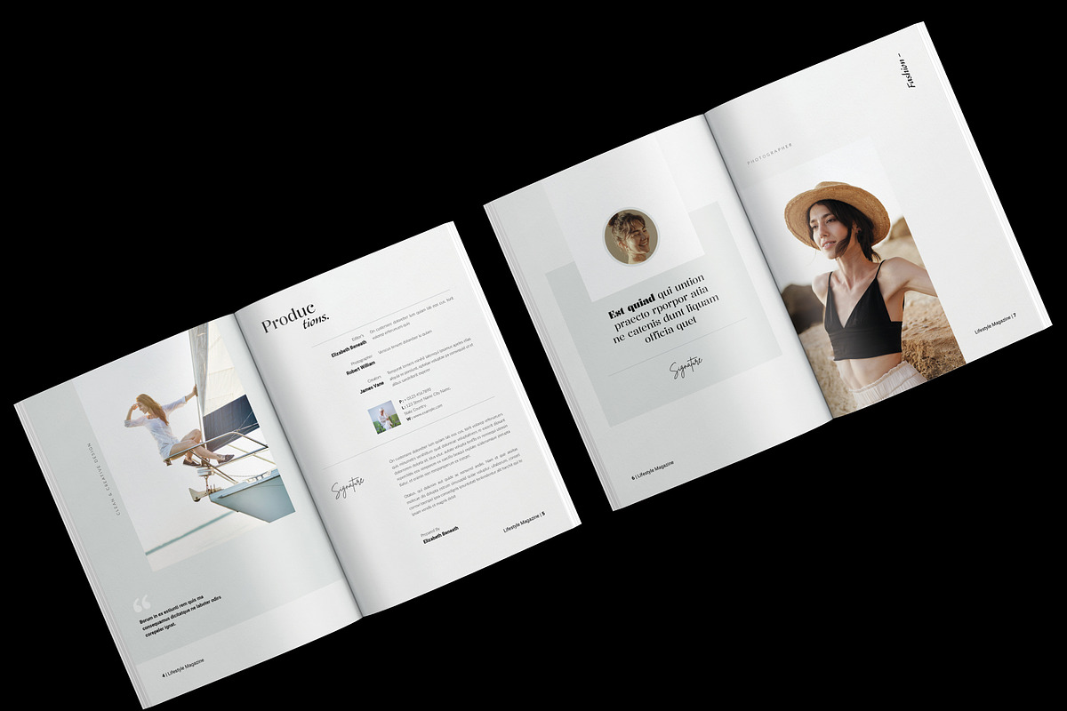 The Lifestyle Magazine Template, a Magazine Template by NorthPeak (Photo 4 of 13)