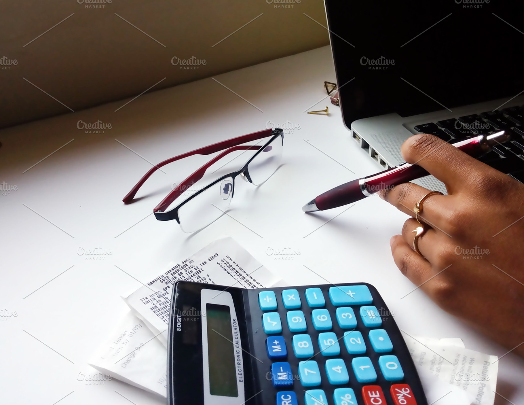 Black Woman At Laptop, a Business Photo by HUNCreative