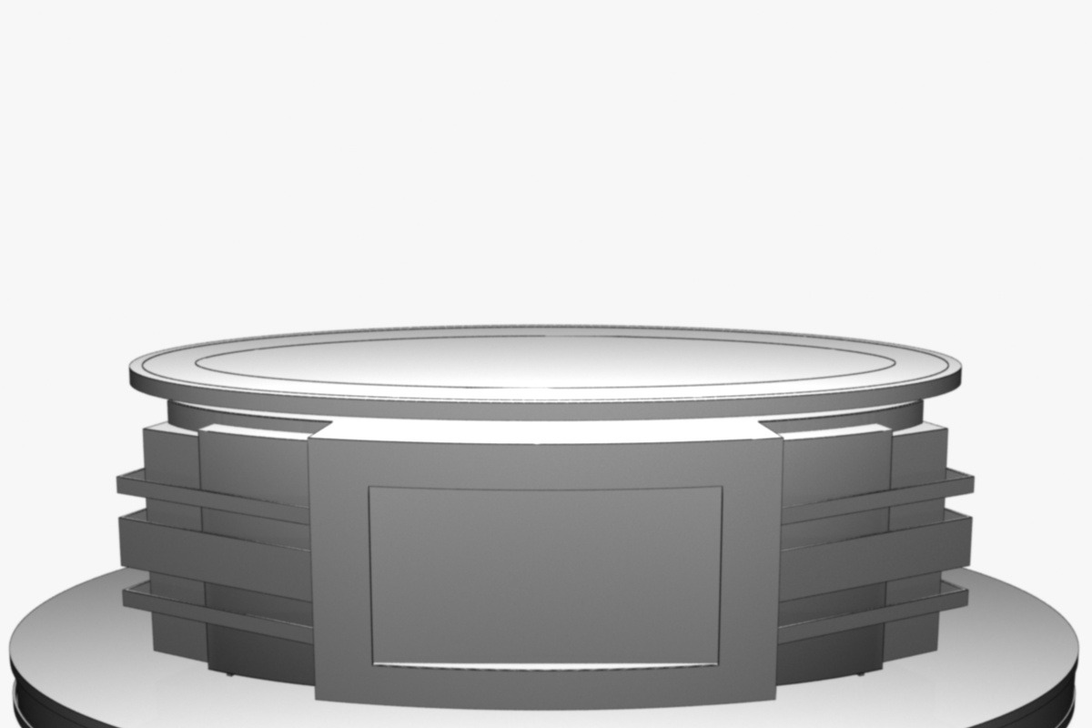 TV Studio News Desk 12, an Architecture 3D Model by akerStudio (Photo 5 of 28)