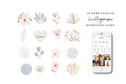 80 Watercolor Instagram Highlight, a Work Illustration by beatriceviyiwi (Thumbnail 2 of 6)