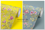 Celia Vintage Floral Seamless Prints, a Pattern Graphic by Pink Linen (Thumbnail 13 of 13)