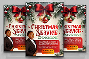 Christmas Service Church Flyers, a Design Template by Design Up (Thumbnail 2 of 4)