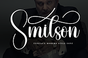 Smitson | Script Font, a Handwritten Font by Scratchones (Thumbnail 1 of 9)