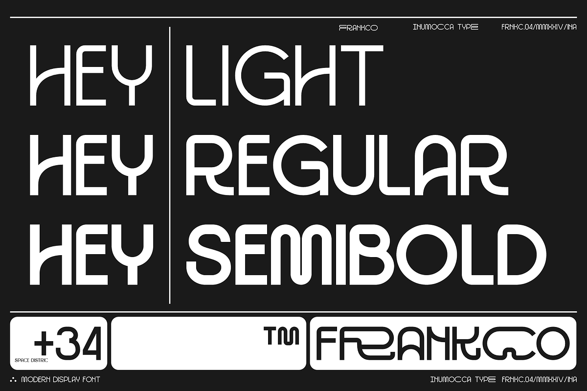 Frankco, a Font by inumocca_type (Photo 9 of 16)