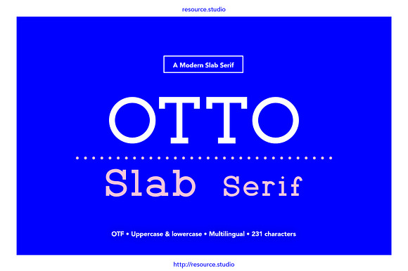 OTTO Slab Serif preview 8