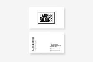 The Lauren Business Card Template