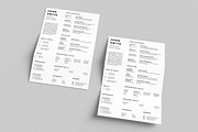 Simple Resume CV with Business Card, a Stationery Template by ND Design (Thumbnail 4 of 13)