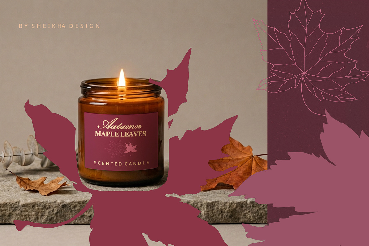 Autumn Mood: 139 Hand drawn Elements, a Seasonal Illustration by Sheikhadesign (Photo 9 of 10)