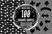 Hand drawn grunge shapes, an Object Graphic by Marya Deneko (Thumbnail 1 of 4)