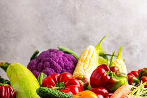 Rainbow farm vegetables assortment, a Food & Drink Photo by Yulia Furman