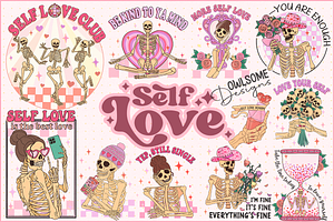 Funny Skeleton Self Love Sublimation