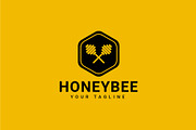 Minimalist Honeybee Logo Bundle, a Branding & Logo Template by Dyn Studio (Thumbnail 4 of 6)