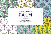 PALM, a Pattern Graphic by Tanya Akhmett (Thumbnail 1 of 6)