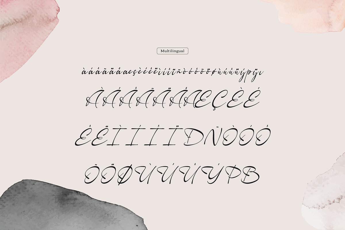 Faduga Elistonia Handwritten Script, a Script Font by gracetype_studio (Photo 12 of 12)