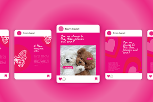 Aesthetic Pink Instagram Template