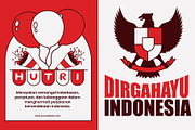 17 August Celebration Elements, a Decorative Illustration by Eighteen Studio (Thumbnail 4 of 4)