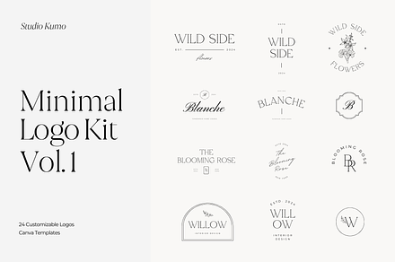 Minimal Logo Kit Templates Vol.1, a Branding & Logo Template by Studio Kumo