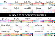 Bundle of 50 Procreate Palettes, a Palette Add-On by Julie Campbell (Thumbnail 1 of 3)