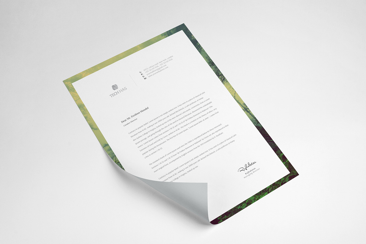 Letterhead, a Stationery Template by ZAAS (Photo 7 of 9)