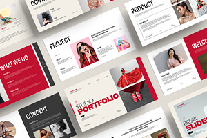 Studio Portfolio Presentation, a Presentation Template by MightyDesign