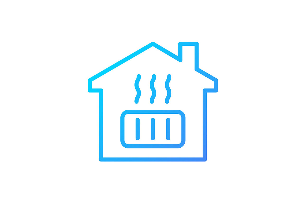 Central heating pixel perfect, an Icon by IMG Visuals